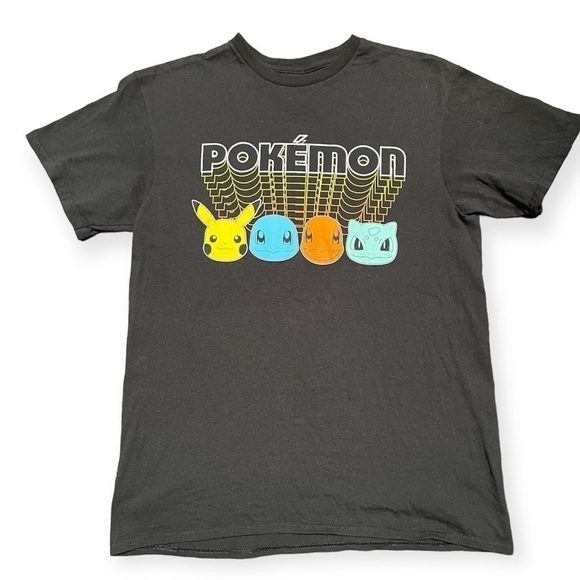 Pokemon Tops - Nintendo Pokemon Starters Name Pikachu Charmander Squirtle Bulbasaur